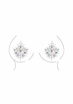 Dazzling Nipple Bling Sticker O/S