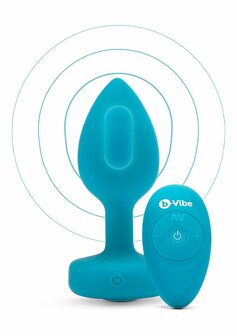 Aquamarine - Vibrerende Butt Plug - S/M