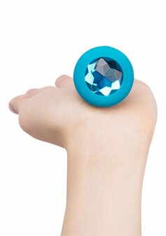 Aquamarine - Vibrerende Butt Plug - S/M