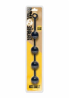 Ass Ballz - Clamshell Anal Beads - L