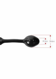 Armour Tug Lock - Cockring met Ball Strap en Butt Plug