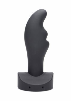 Electro Zinger - Geribbelde E-Stim Siliconen Plug