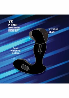 P-Gyro - Prostaatstimulator Met Roterende As en 7 Snelheden