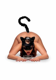 Cat Tail - Anaal Plug en Masker Set