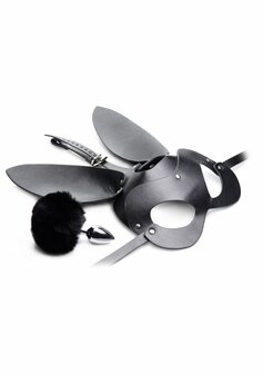 Bunny Tail - Anaal Plug en Masker Set