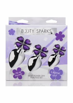 Violet Flower - Butt Plug Set - 3 Stuks