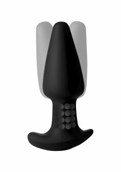 Gyro R - Curved Rimming Plug with Remote Control