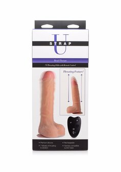 Real Thrust - Thrusting Silicone Dildo with Remote Control