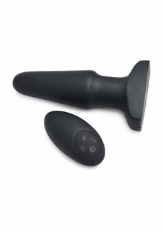 Opblaasbare Vibrerende Siliconen Butt Plug