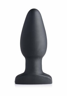 Opblaasbare Vibrerende Siliconen Butt Plug