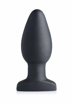 Opblaasbare Vibrerende Siliconen Butt Plug
