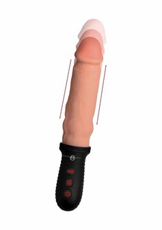 Auto Pounder - Vibrerende en Stotende Dildo met Handvat