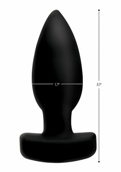 Smooth Vibrating Anal Plug with Remote Control