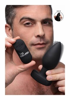 Smooth Vibrating Anal Plug with Remote Control