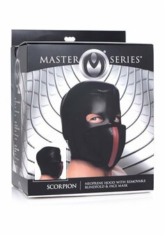 Scorpion - Gezichtsmasker met Verwijderbare Blinddoek en Mondmasker