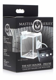 The Key Holder - Deluxe Clear Case with Lock
