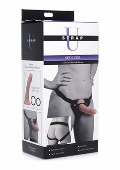 Seducer - Silicone Dildo with Harness - 7&quot; / 18 cm