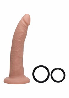 Charmed - Silicone Dildo with Harness - 7.5&quot; / 19 cm