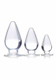 Triple Cones - Butt Plug Set - 3 Stuks