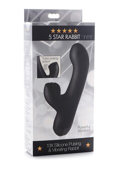 Silicone Pulsating and Vibrating Rabbit