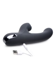 Silicone Pulsating and Vibrating Rabbit