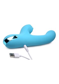 Silicone Pulsating and Vibrating Rabbit