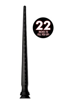 Tapered Silicone Hose with Structure - 22&quot; / 56 cm