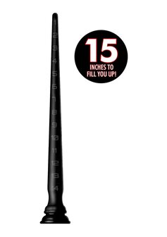 Tapered Silicone Hose with Structure - 15&quot; / 38 cm