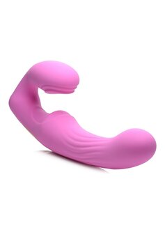 U-Pulse - Siliconen Pulserende en Vibrerende Strapless Strap-On