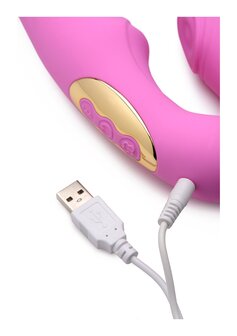 U-Pulse - Siliconen Pulserende en Vibrerende Strapless Strap-On