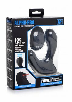 Silicone Prostate Stimulator + Remote Control with 10 Speeds