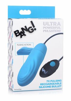 Pulsating Rechargeable Silicone Bullet