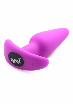 Vibrating Silicone Butt Plug with Remote Control