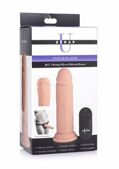 Power Player - Vibrerende Dildo met Afstandsbediening