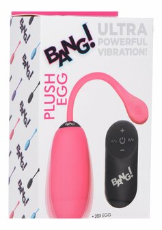 Plush Egg and Remote Control with 28 Speeds