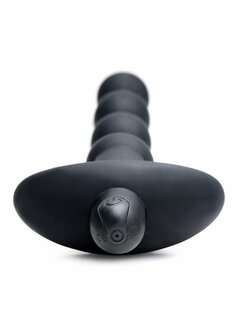 Vibrating Silicone Anal Beads and Remote Control