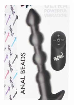Vibrating Silicone Anal Beads and Remote Control