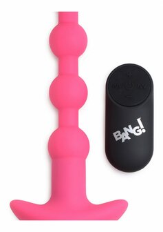 Vibrating Silicone Anal Beads and Remote Control