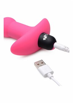 Vibrating Silicone Anal Beads and Remote Control