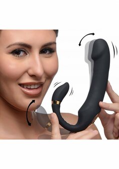 Pleasure - Silicone Vibrator with Clitoris Stimulator