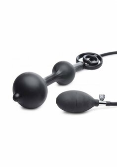 Inflatable Silicone Anal Plug + Cock and Ball Ring