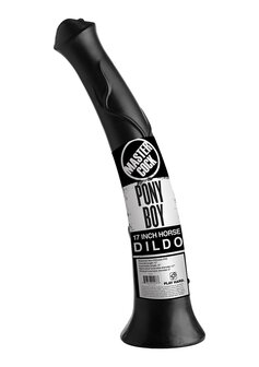 Pony Boy Horse Dildo - 17 inch - Black