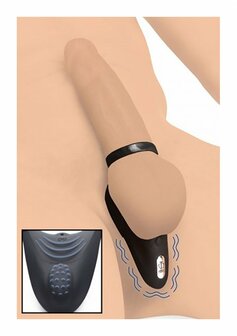 Siliconen Cockring met Vibrerende Stimulator