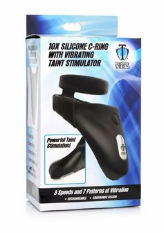Siliconen Cockring met Vibrerende Stimulator