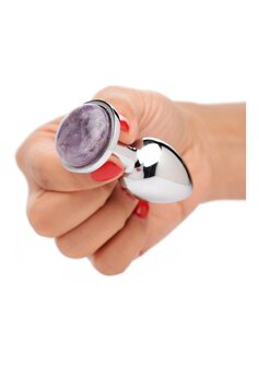 Amethyst Gem - Butt Plug - Small