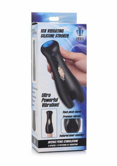 Vibrating Silicone Masturbator