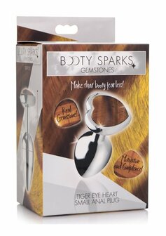 Tiger Eye Heart - Butt Plug - Small