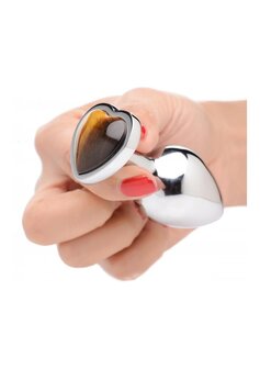 Tiger Eye Heart - Butt Plug - Small