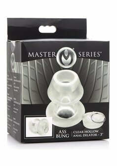 Ass Bung - Doorzichtige Holle Anale Dilatator met Plug - Medium