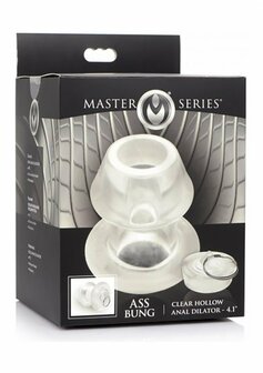 Ass Bung - Doorzichtige Holle Anale Dilatator met Plug - Extra Groot